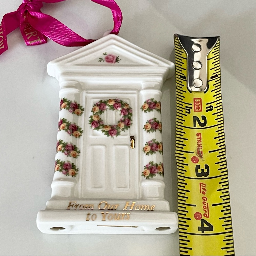 "From Our Home to Yours" Door Ornament - Old Country Roses by Royal Albert - Picture 6 of 7